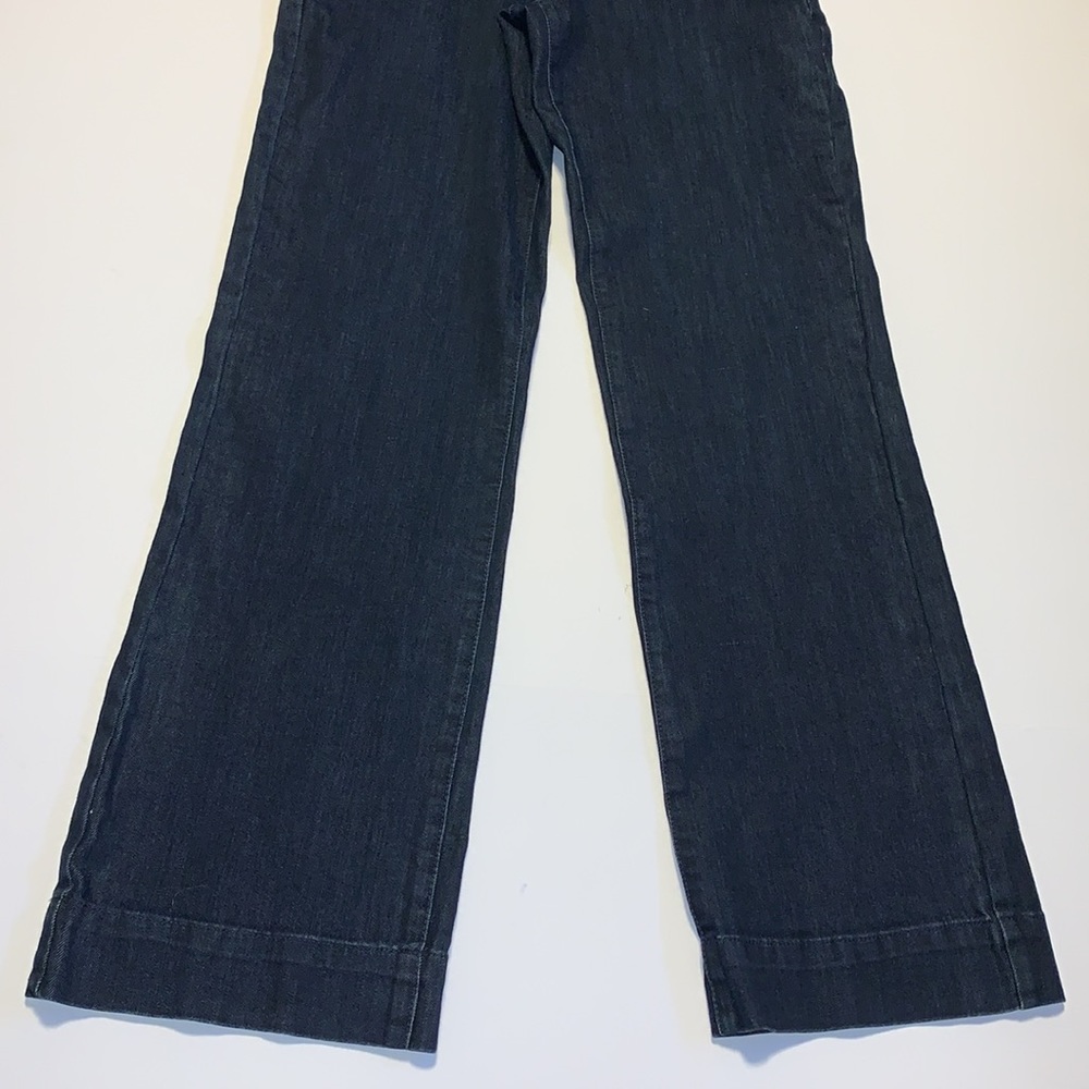 🆕 Banana Republic Dark Blue Trouser Jeans - Women’s Size 27P / 4P - Picture 4 of 7